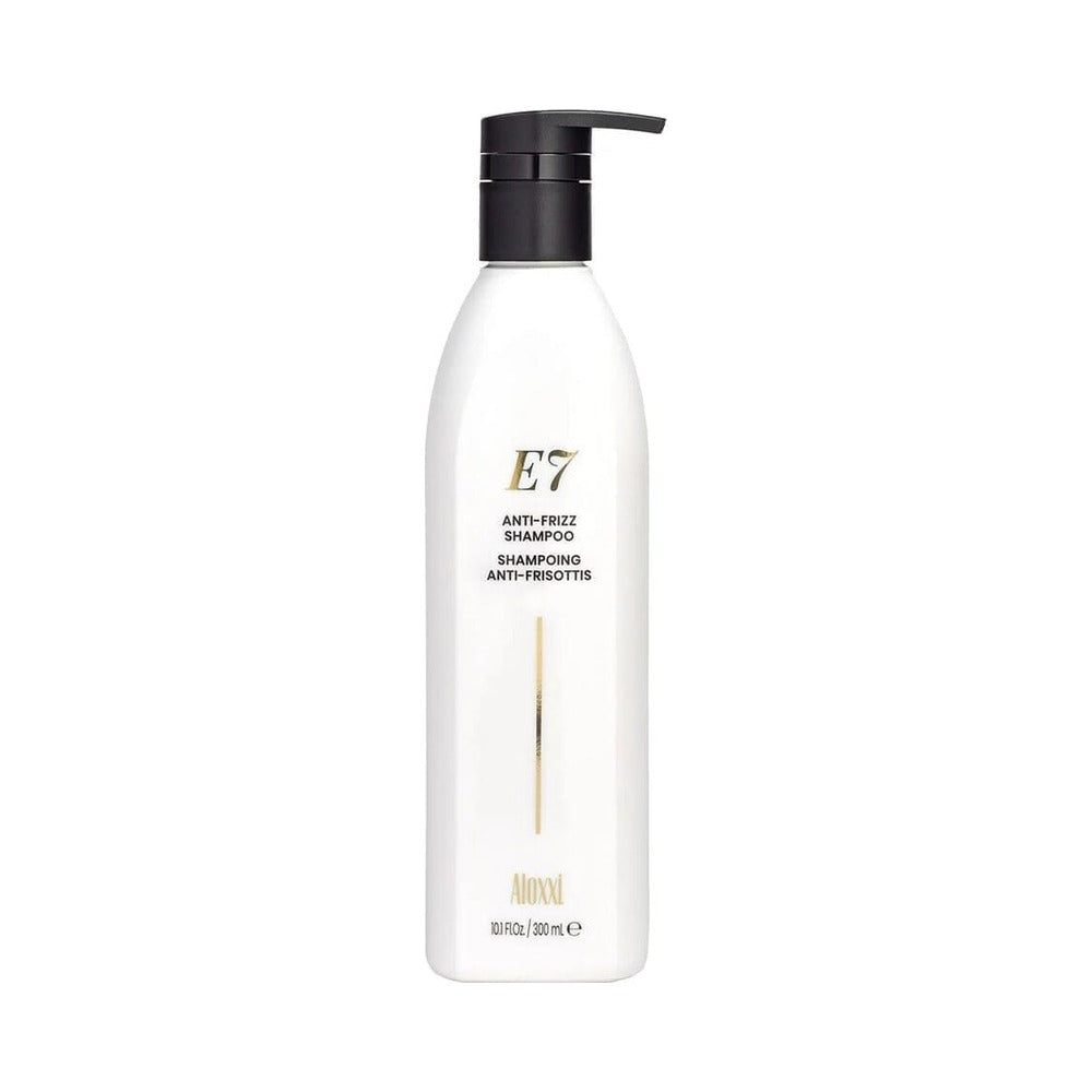 Aloxxi E7 ANTI-FRIZZ Shampoo šampoon lokkis ja kahustele juustele, 300ml