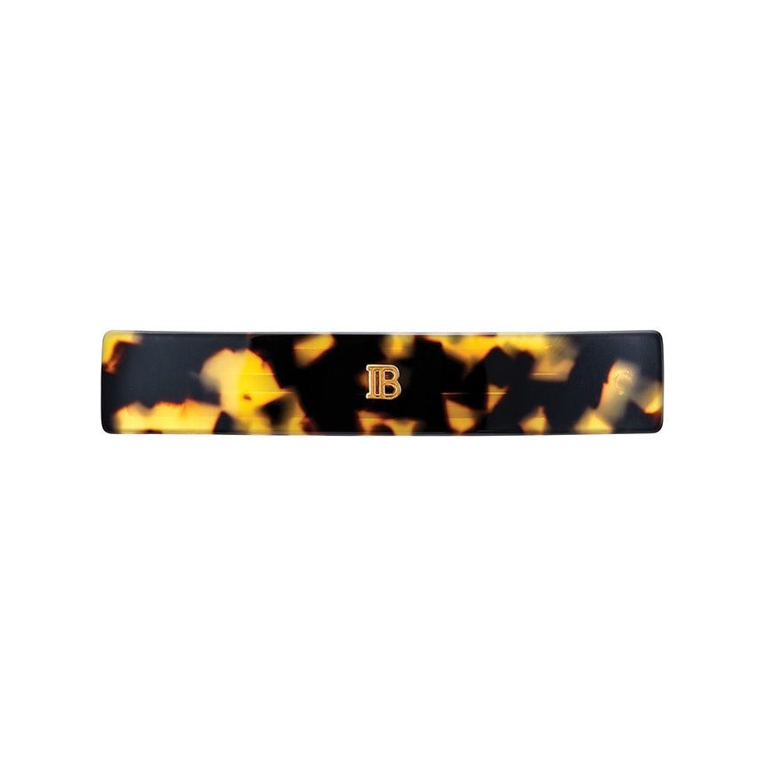 BALMAIN HAIR Barrette pour Cheveux Tortoise Shell kilpkonnamustriga juukseklamber, M