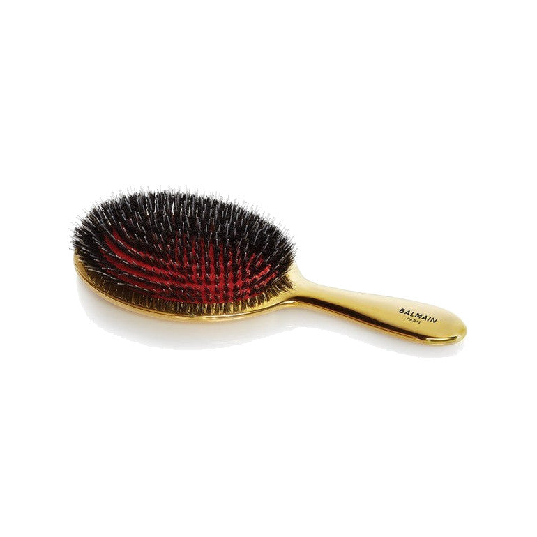 BALMAIN HAIR Golden 14K Spa Brush Set kuldne juuksehari, läikesprei ja argaaniaeliksiir, pilt 2