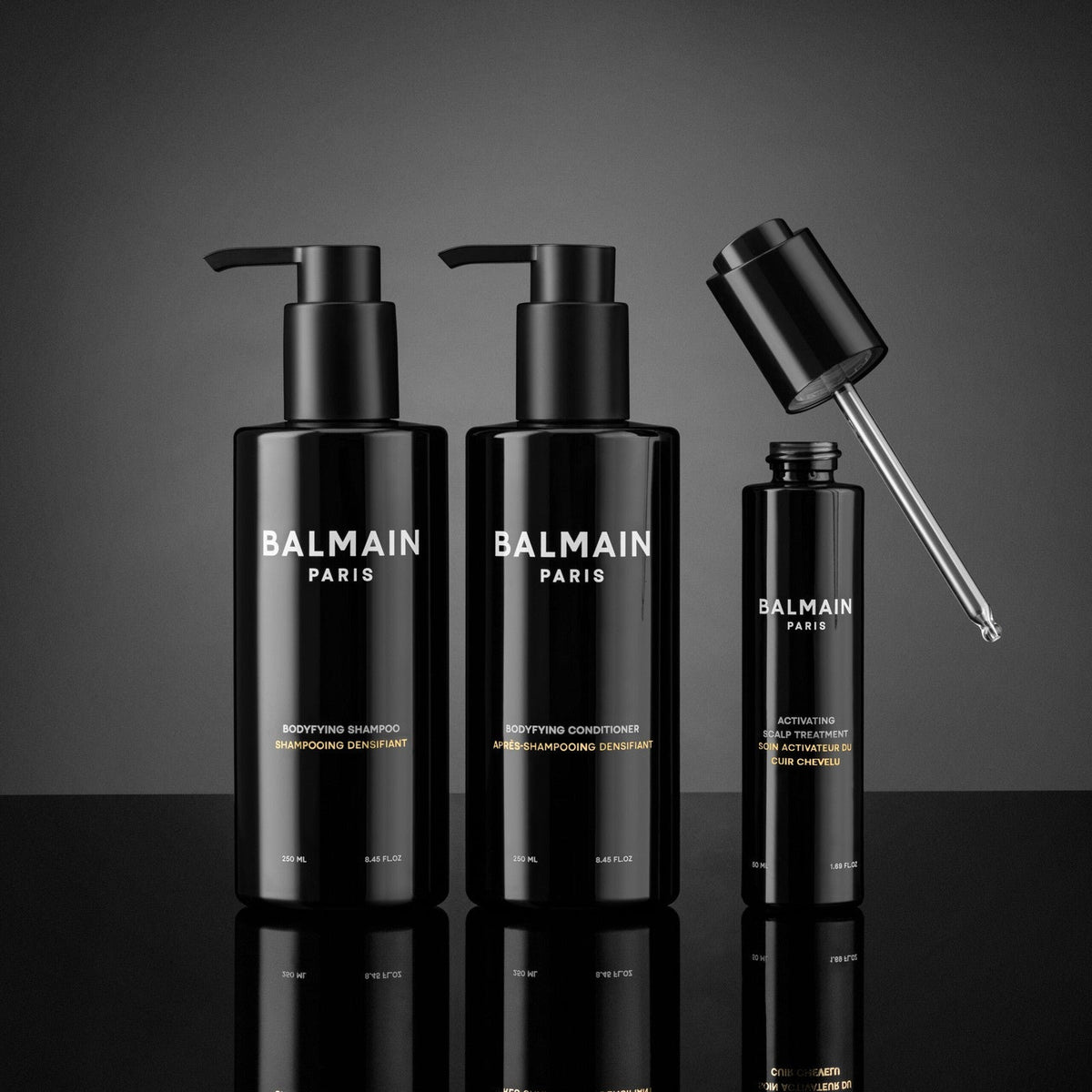 BALMAIN HAIR HOMME Bodyfying Shampoo juukseid tihendav ja tugevdav šampoon meestele, 1000ml (pilt 4)