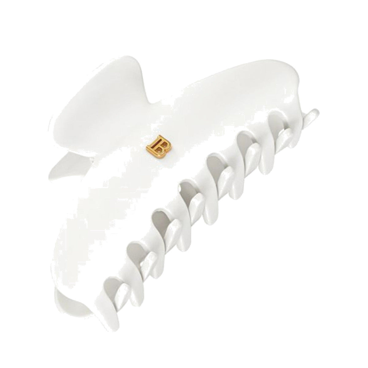 BALMAIN HAIR Pince à Cheveux White valge juukseklamber krabi, M