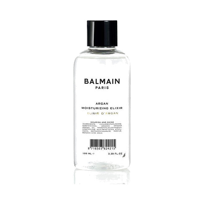BALMAIN HAIR Raffia Cosmetic Bag with 2 Products raffia kosmeetikakott soengukreemi ja argaaniaeliksiiriga, pilt 4