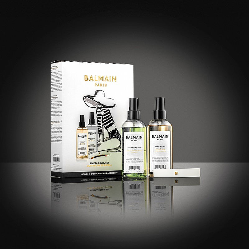 BALMAIN HAIR RIVIERA Soleil Set suvine soengukomplekt päikesekaitsespreiga ja juukseklambriga, pilt 2