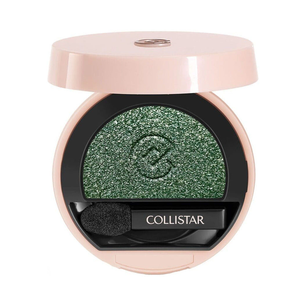 Collistar IMPECCABILE Compact Eye Shadow 340 Smeraldo Frost sädelev kompaktne lauvärv, 2g