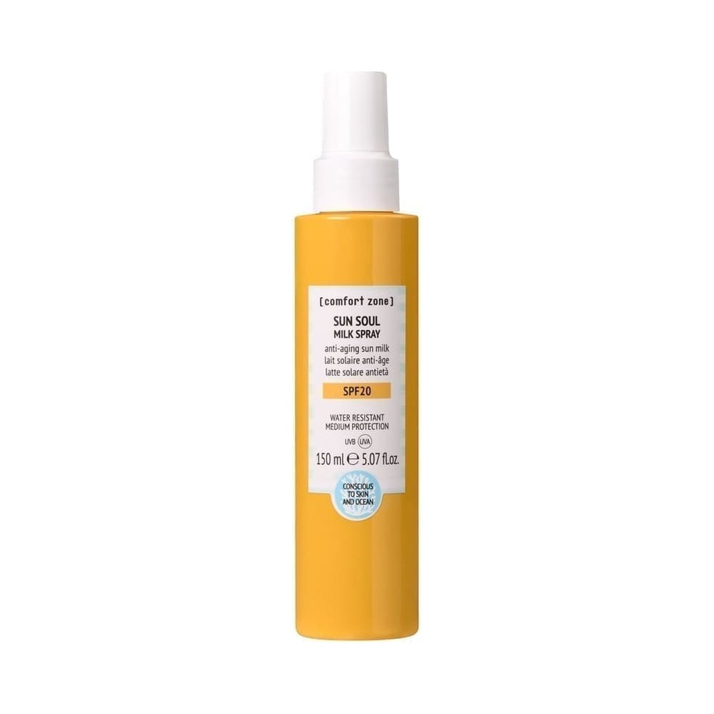 Comfort Zone SUN SOUL Milk Spray SPF 20 vananemisvastane päikesekaitsepiim, 150ml