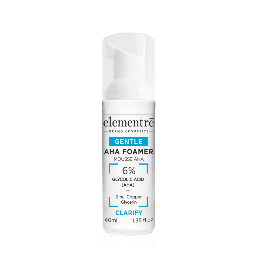 Elementre Glükoolhappega AHA puhastusvaht reisisuuruses 6% 40ml