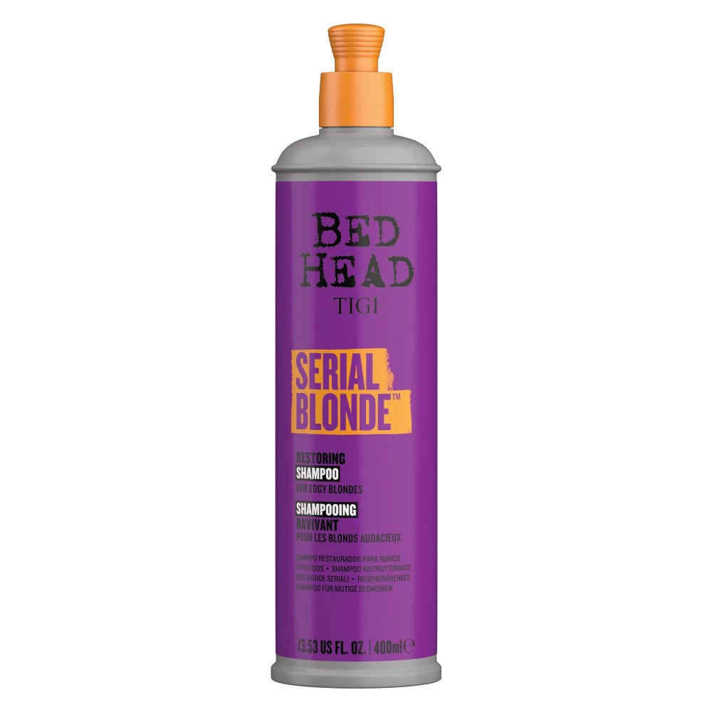 TIGI Bed Head Serial Blonde Shampoo taastav šampoon värvitud juustele, 400ml