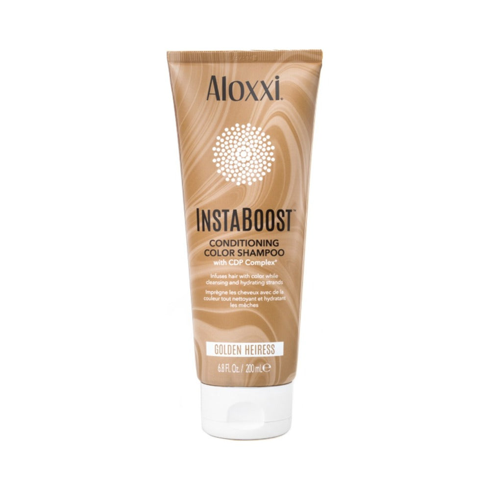 Aloxxi INSTABOOST Colour Shampoo Golden Heiress toniseeriv šampoon kuldsetele toonidele, 200ml