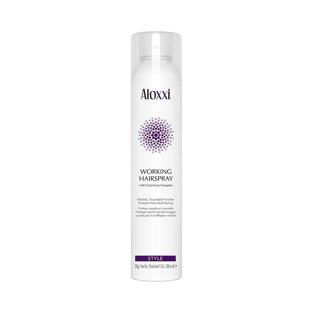 Aloxxi Working Hairspray keskmise tugevusega juukselakk, 300ml