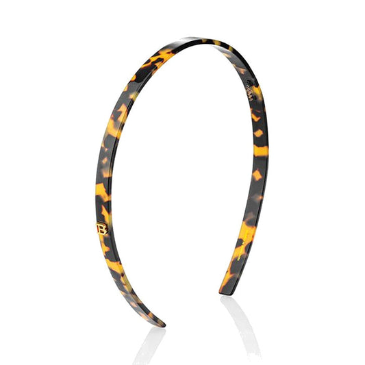 BALMAIN HAIR Acetate Headband Tortoise Shell kilpkonnamustriga peavõru, S