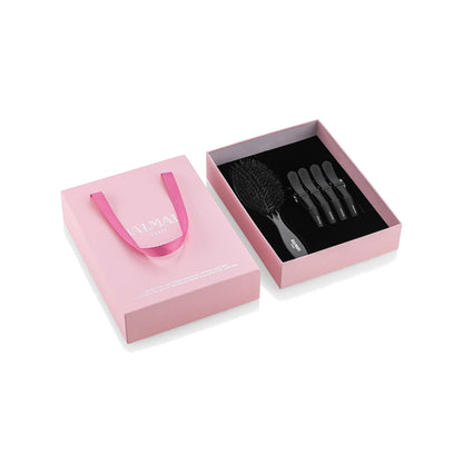BALMAIN HAIR Aftercare Set with Clips & Black Brush juuksepikenduste hoolduskomplekt klambrite ja harjaga, pilt 4