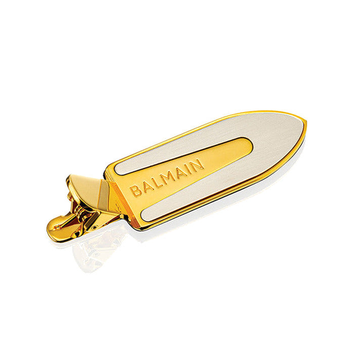 BALMAIN HAIR Backstage Clip Prof. Silver & Gold 18K kullaga kaetud juukseklamber