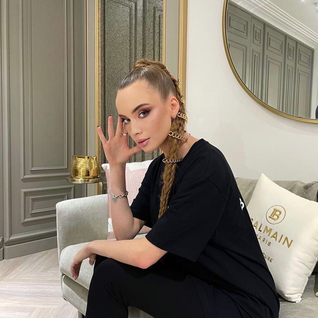 BALMAIN HAIR Barrette Chain 18K kullatud juukseklamber, M, pilt 3