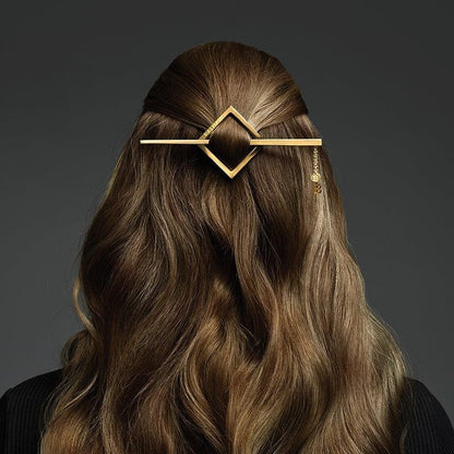 BALMAIN HAIR Barrette Jewelery Gold Vintage 18K kullaga kaetud juukseklamber, pilt 4