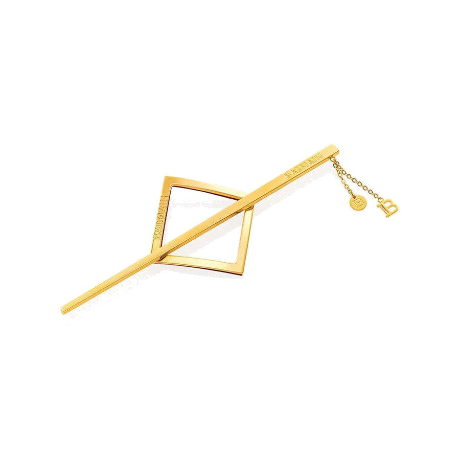 BALMAIN HAIR Barrette Jewelery Gold Vintage 18K kullaga kaetud juukseklamber
