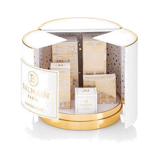 BALMAIN HAIR Christmas Gift Calendar Gold & White Medium jõulukalender 5 tootega, valge ja kuldne, pilt 2