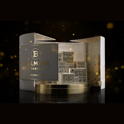 BALMAIN HAIR Christmas Gift Calendar Gold & White Medium jõulukalender 5 tootega, valge ja kuldne, pilt 3