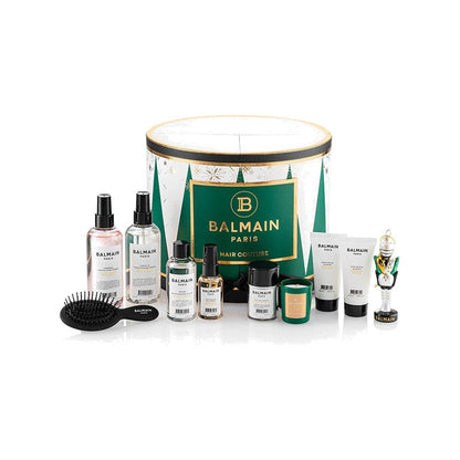 BALMAIN HAIR Christmas Gift Calendar Large Green & Gold jõulukalender 10 tootega, pilt 2