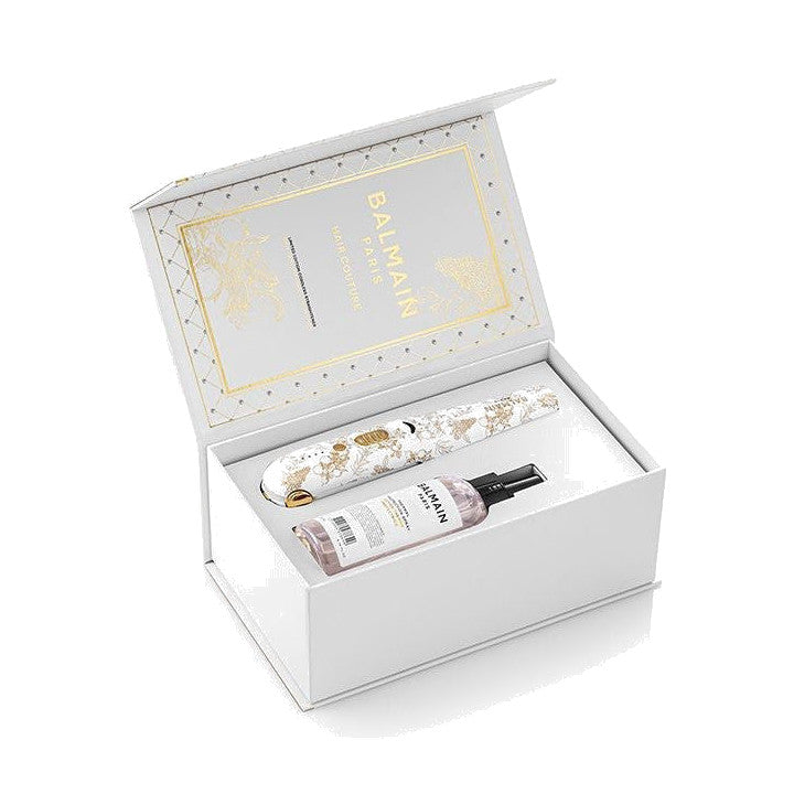 BALMAIN HAIR Cordless Straightener Ornamentical Limited Edition juhtmevaba sirgendaja ja kuumakaitsesprei kuldse ornamendiga, pilt 2