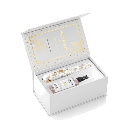 BALMAIN HAIR Cordless Straightener Ornamentical Limited Edition juhtmevaba sirgendaja ja kuumakaitsesprei kuldse ornamendiga, pilt 2