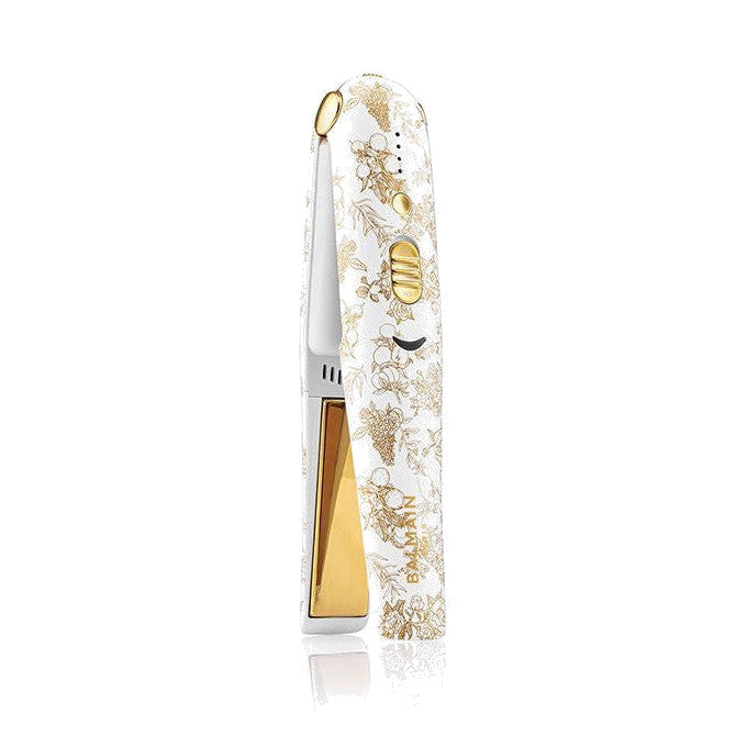BALMAIN HAIR Cordless Straightener Ornamentical Limited Edition juhtmevaba sirgendaja ja kuumakaitsesprei kuldse ornamendiga, pilt 3