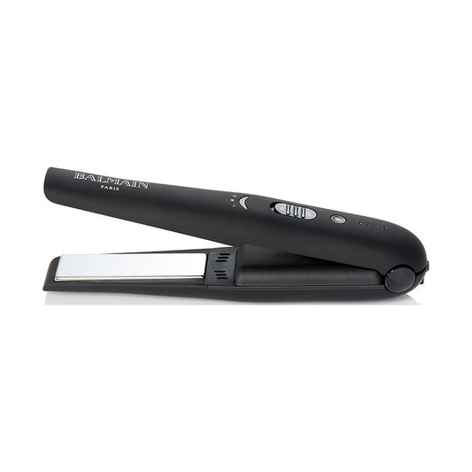 BALMAIN HAIR Cordless Titanium Straightener Black juhtmevaba titaaniumist sirgendaja ja lokitangid, must