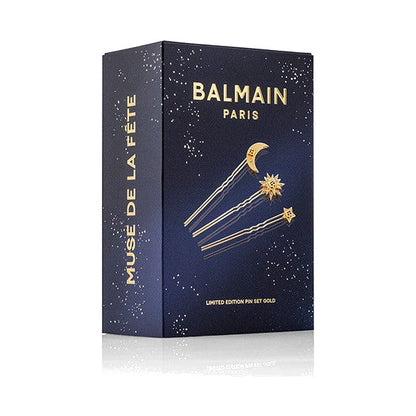 BALMAIN HAIR COSMIC SAPPHIRE Professional 18K Gold Pin Set 18K kullaga juuksenõelte komplekt, pilt 2