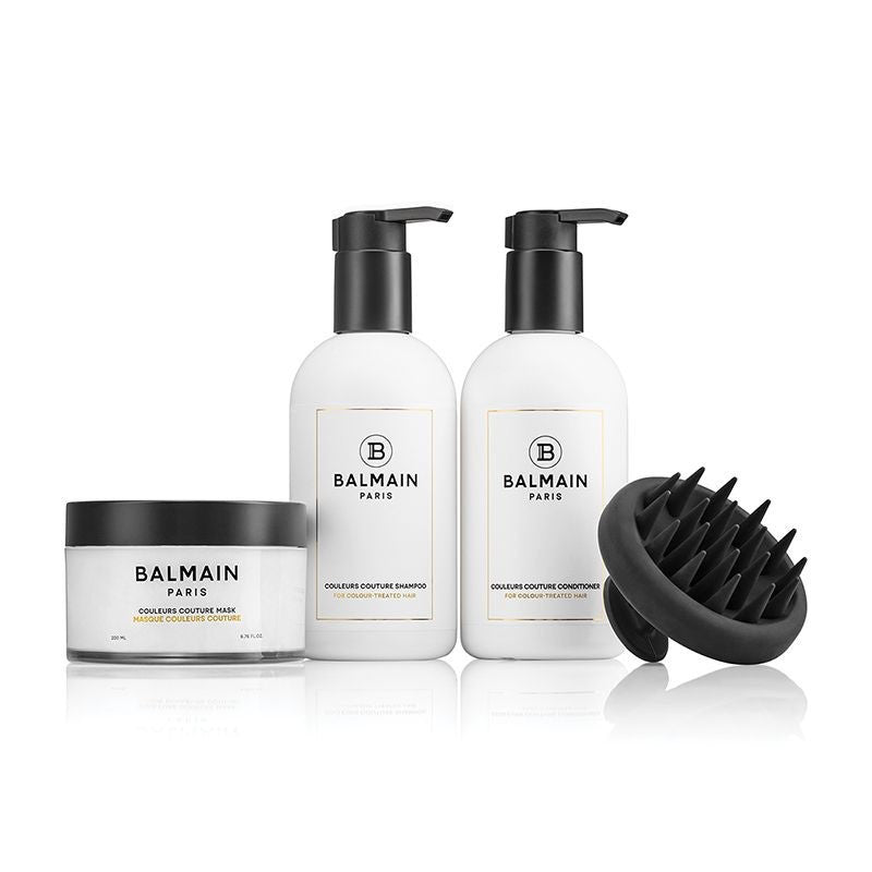 BALMAIN HAIR COULEURS COUTURE Care Set with Massage Brush komplekt värvitud juustele massaažiharjaga, pilt 2