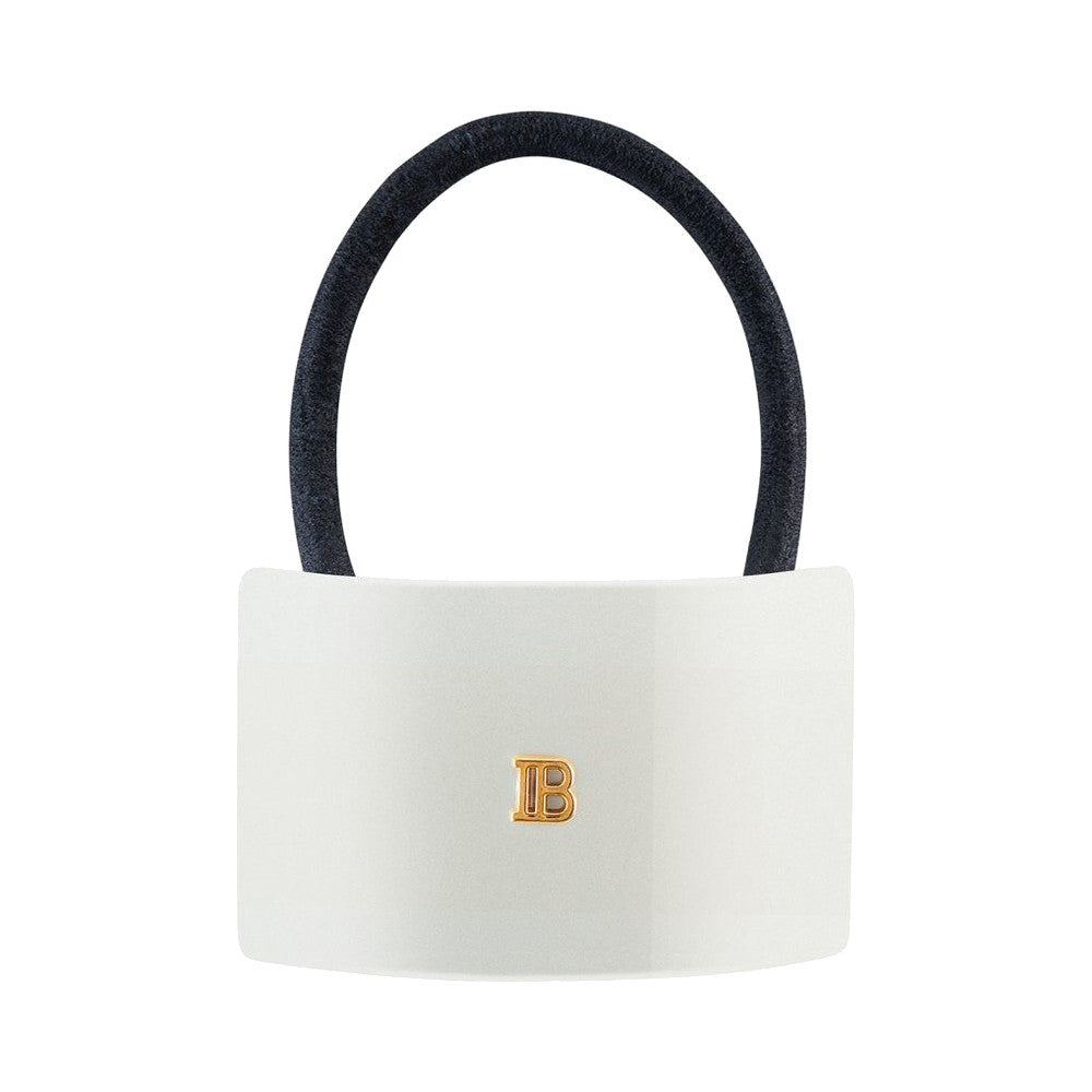 BALMAIN HAIR Elastique pour Cheveux White valge juuksekumm