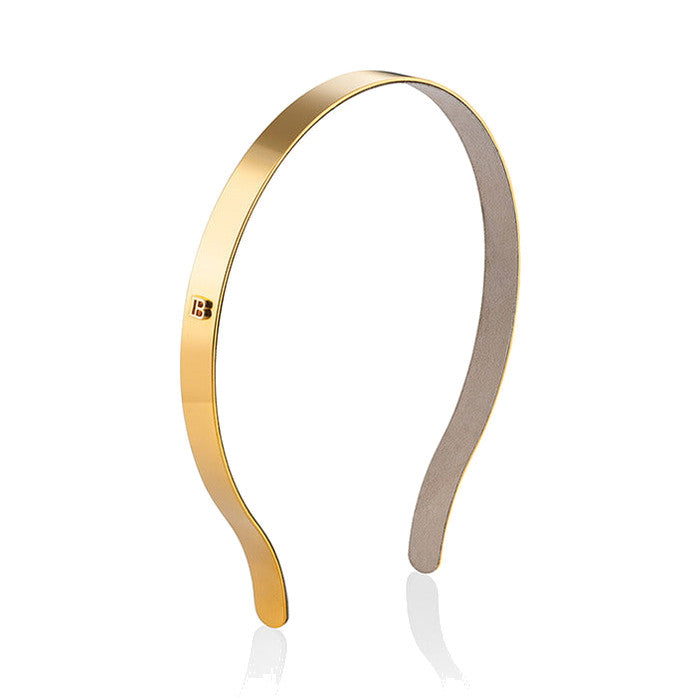 BALMAIN HAIR FRENCH RIVIERA Headband 18K Golden 18K kullatud peavõru, M