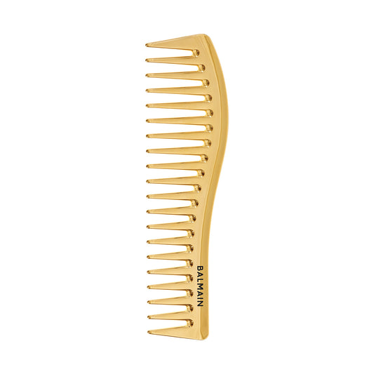 BALMAIN HAIR Golden Styling Comb 14K Gold 14K kullaga kaetud stiliseerimiskamm