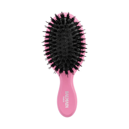 BALMAIN HAIR Hair Extension Brush Mini Pink mini juuksehari juuksepikendustele, roosa