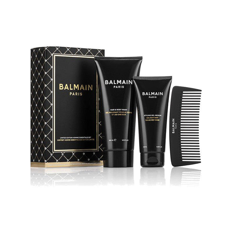 BALMAIN HAIR HOMME Essentials Set juukseid tihendav komplekt meestele