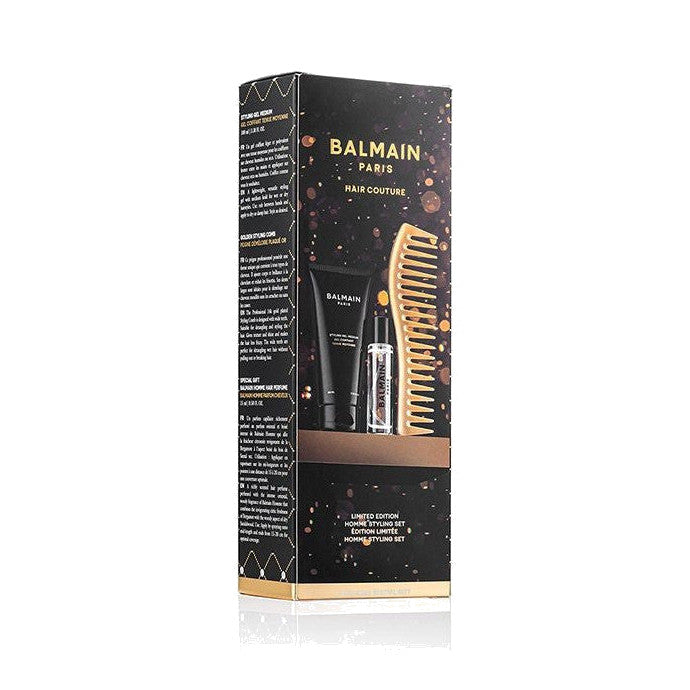 BALMAIN HAIR HOMME Styling Set viimistluskomplekt meestele geeli, kamma ja juukseparfüümiga, pilt 2