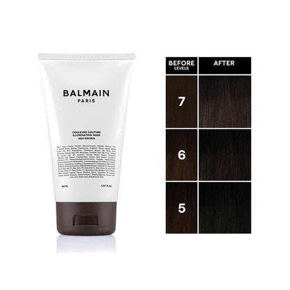 BALMAIN HAIR ILLUMINATING ASH Brown Hair Mask tooniv juuksemask külm pruun, 150ml (pilt 2)