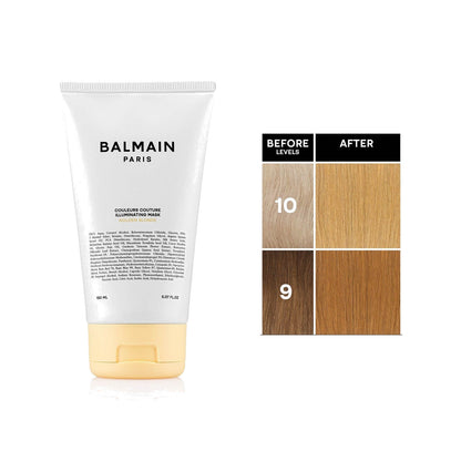 BALMAIN HAIR ILLUMINATING Golden Blonde Hair Mask tooniv juuksemask kuldne blond, 150ml (pilt 2)