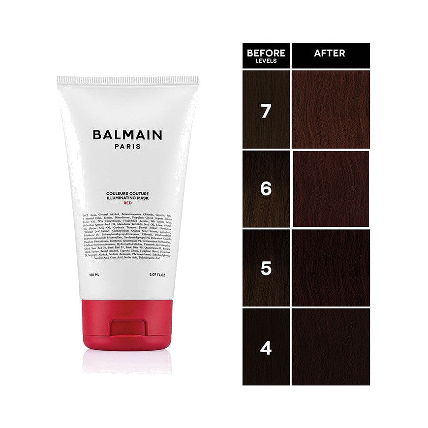 BALMAIN HAIR ILLUMINATING Red Hair Mask tooniv juuksemask punane, 150ml (pilt 2)