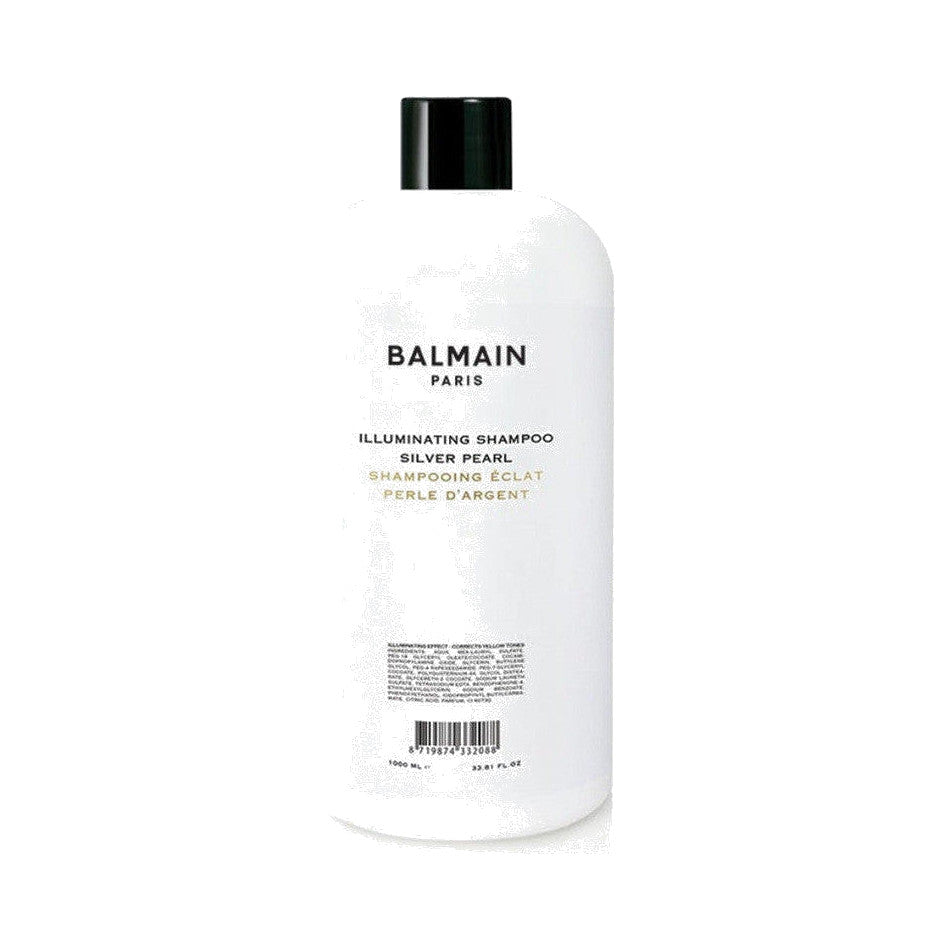 BALMAIN HAIR ILLUMINATING Silver Pearl Shampoo kirgastav hõbe-šampoon külm plaatina-toon, 1000ml