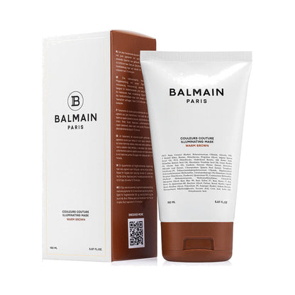 BALMAIN HAIR ILLUMINATING Warm Brown Hair Mask tooniv juuksemask soe pruun, 150ml