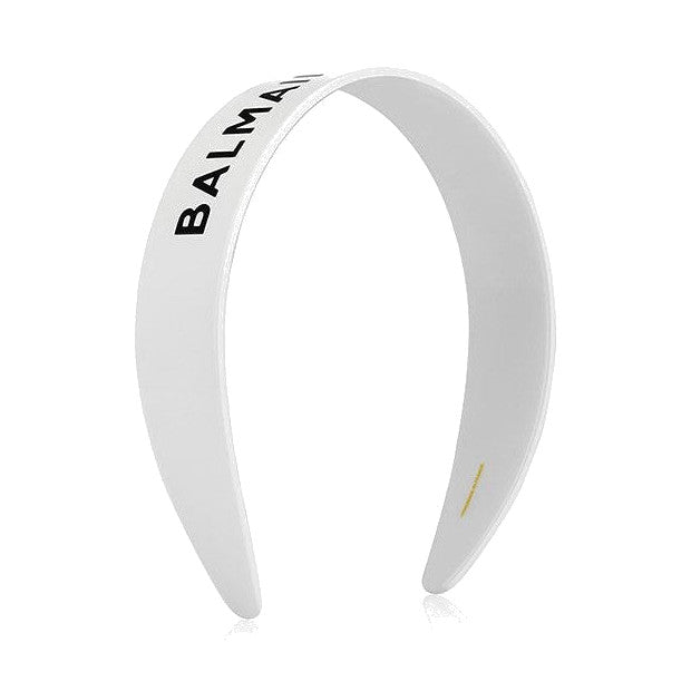 BALMAIN HAIR Limited Edition Legacy Acetate Headband White valge peavõru, pilt 2