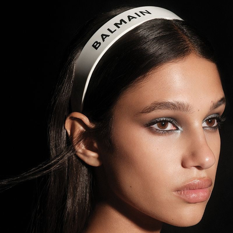 BALMAIN HAIR Limited Edition Legacy Acetate Headband White valge peavõru, pilt 4