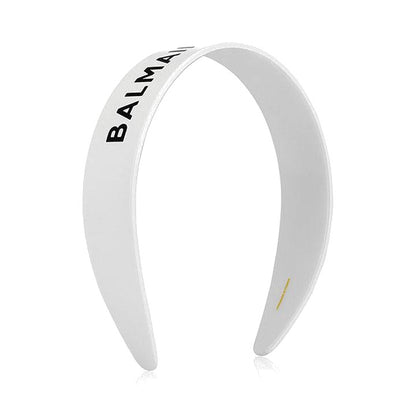BALMAIN HAIR Limited Edition Legacy Acetate Headband White valge peavõru