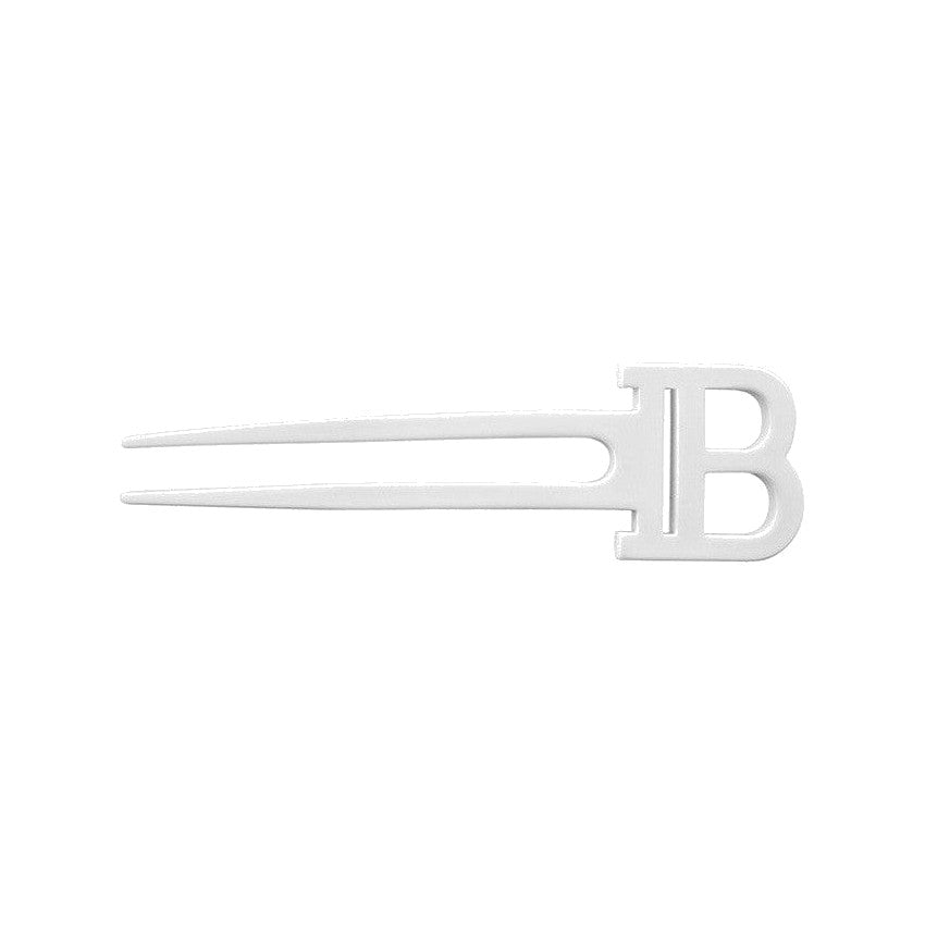 BALMAIN HAIR Limited Edition White Fourche valge juuksenõel