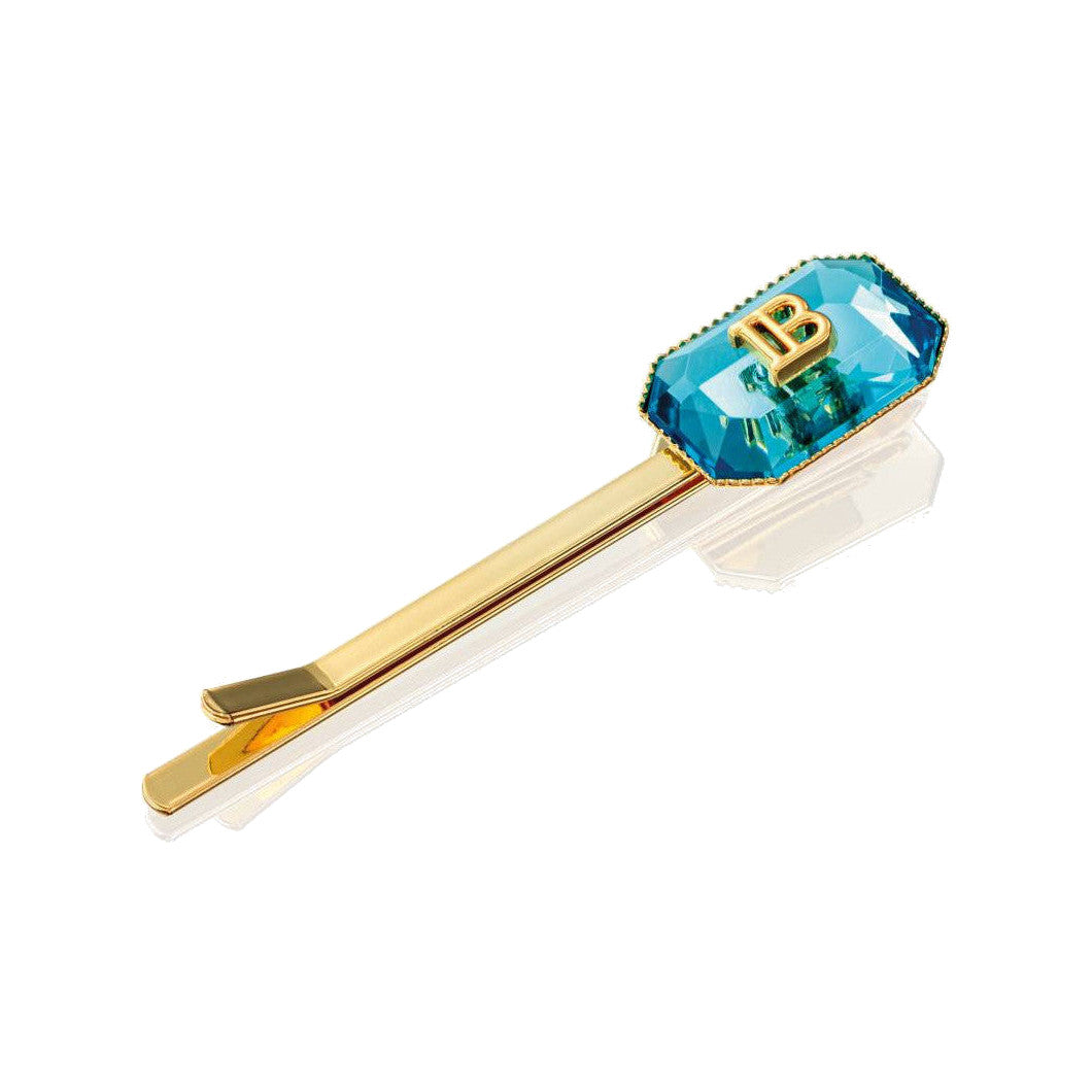 BALMAIN HAIR LOCKS OF LEGACY 18K Gold-Plated Crystal Legacy Hair Pin kristalliga juuksenõel