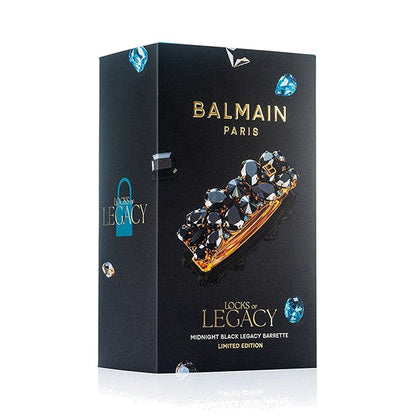BALMAIN HAIR LOCKS OF LEGACY Midnight Black Legacy Crown Barrette juukseklamber, pilt 3