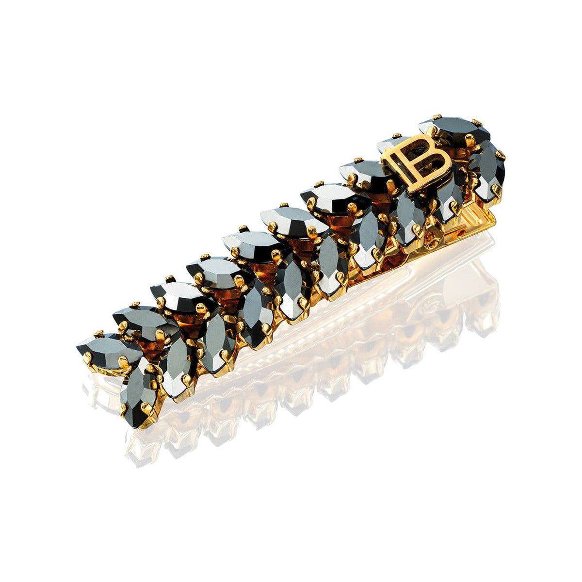 BALMAIN HAIR LOCKS OF LEGACY Midnight Black Legacy Crown Clip juukseklamber