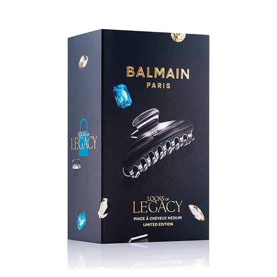BALMAIN HAIR LOCKS OF LEGACY Pince à Cheveux Midnight Black juukseklamber, M, pilt 3