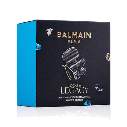 BALMAIN HAIR LOCKS OF LEGACY Pince à Cheveux Midnight Black juukseklamber, XS, pilt 3