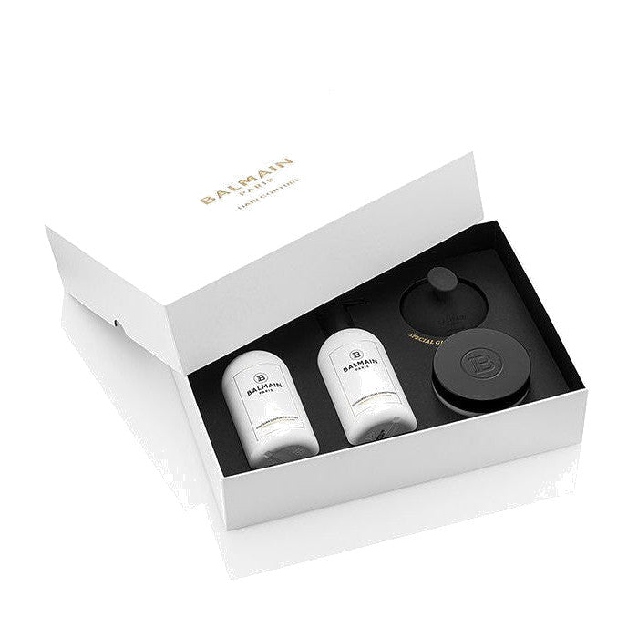 BALMAIN HAIR MOISTURIZING Care Set with Massage Brush niisutav komplekt massaažiharjaga