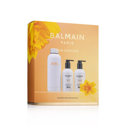 BALMAIN HAIR MUSE DU PRINTEMPS Moisturizing Set White sügavniisutav komplekt veepudeliga, pilt 2
